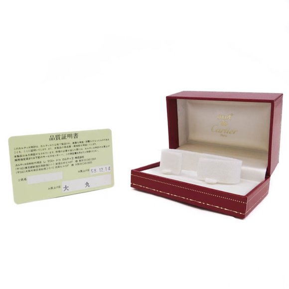 CARTIER Tank Vermeil Gold Plated Leater Hand-Winding Mens Watch BF560990 - Picture 6 of 9